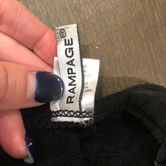 Sexy vintage y2k bustier corset black and white by rampage size 34C - Picture 4 of 7